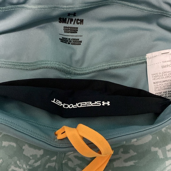 High Rise Ankle leggings Under Armour Women's Green Leggings - Picture 3 of 5